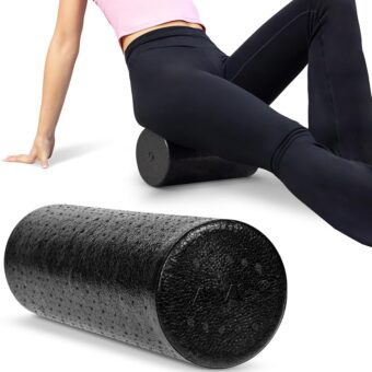 Vive High Density Foam Roller (12 inch) - Large Foam Roller for Exercise, Physical Therapy, Yoga, Pilates, Stretching - Pain Relief Massager for Trigger Point, Deep Muscle...