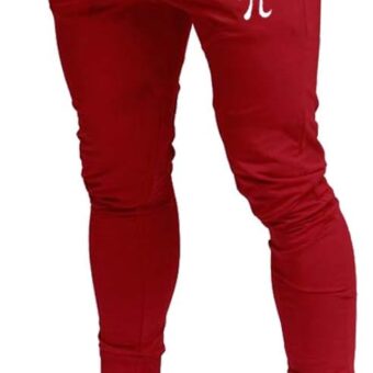 Wangdo Men's Joggers Sweatpants Gym Training Workout Pants Slim Fit with Zipper Pockets