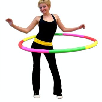 Weighted Loss Exercise Hoop: Wavy Hoop 2B - 1.8lb (Dia.40.5") Large, for Teenagers. Four neon Colors.