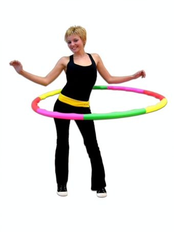 Weighted Loss Exercise Hoop: Wavy Hoop 2B - 1.8lb (Dia.40.5") Large, for Teenagers. Four neon Colors.