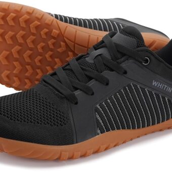 WHITIN Men's Barefoot Trail-Running Shoes | Wide Toe-Box | Zero-Drop Sole | Optimal Traction