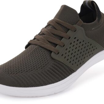 WHITIN Men's Wide Minimalist Barefoot Sneakers | Zero Drop | Midfoot Stability