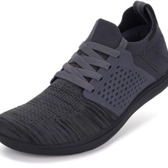 WHITIN Men's Wide Minimalist Barefoot Sneakers | Zero Drop | Midfoot Stability