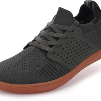 WHITIN Men's Wide Minimalist Barefoot Sneakers | Zero Drop | Midfoot Stability