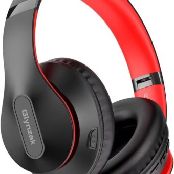 Wireless Bluetooth Headphones Over Ear 65H Playtime HiFi Stereo Headset with Microphone and 6EQ Modes Foldable Bluetooth V5.3 Headphones for Travel Smartphone Computer Laptop