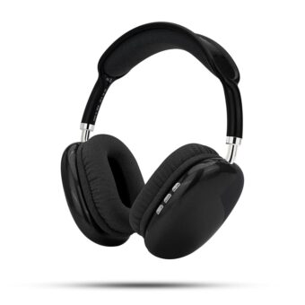 Wireless Bluetooth Over Ear Headphones Up to 28H Battery Life Headset with Microphone Gym Overhead Headphones Compatible with iOS & Android Mobile Phones, Computers, Laptop (Black)
