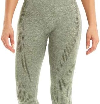 WodoWei Women 2 Piece Workout Outfits Sports Bra Seamless Leggings Yoga Gym Activewear Set