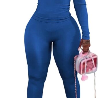 Women's 2 Piece Outfits Track Suits Long Sleeve Top Jogger Legging Pants Workout Sets for women