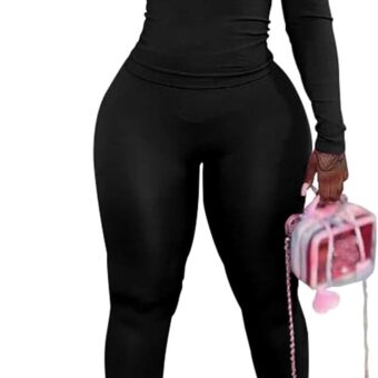 Women's 2 Piece Outfits Track Suits Long Sleeve Top Jogger Legging Pants Workout Sets for women