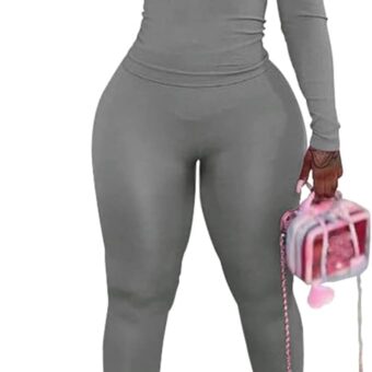 Women's 2 Piece Outfits Track Suits Long Sleeve Top Jogger Legging Pants Workout Sets for women