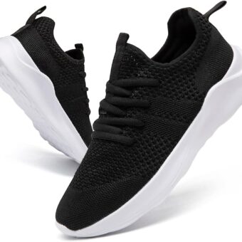 Women's Walking Shoes Tennis Sneakers Casual Lace Up Lightweight Running Shoes Slip On Gym Out Workout Shoes