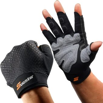 Workout Gloves for Men Women 2022, Weight Lifting Gloves with [Full Palm Protection] [Excellent Grip] Gym Gloves, Ultra Breathable Exercise Gloves for Weightlifting, Fitness,...