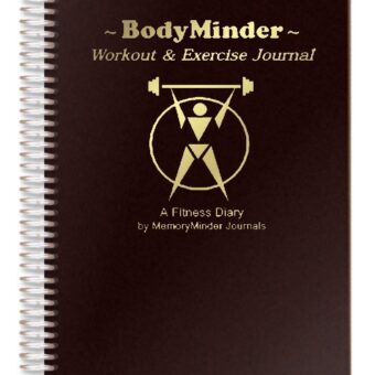 workout journal (BODYMINDER Workout & Exercise Journal). exercise & fitness journal, easy to use with any program. Track progress,food,water, vitamins, all activity. Perfect for...