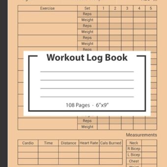 Workout Log Book: Gym Tracker Journal / Fitness Planner Notebook | STAY ON TRACK & GET MOTIVATED by Tracking Your Gains!
