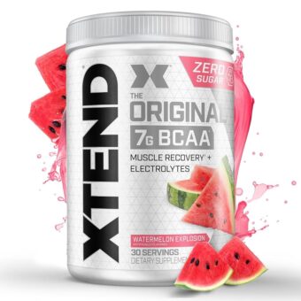 Xtend XTEND Original BCAA Powder 7g BCAA and 2.5g L-Glutamine, Sugar Free Post Workout Muscle Recovery Drink with Amino Acids for Men & Women, 30 Servings