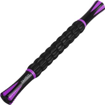 Yansyi Muscle Roller Stick for Athletes - Body Massage Roller Stick - Release Myofascial Trigger Points Reduce Muscle Soreness Tightness Leg Cramps & Back Pain for Physical...