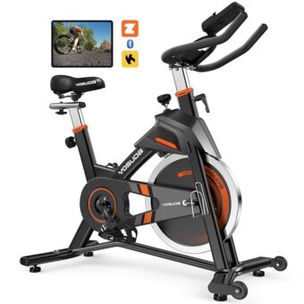 YOSUDA Light Commercial Exercise Bike for Home Magnetic Exercise Bike Stationary 350LB Capacity, Exercise Bike with Bluetooth, Indoor Cycling Bike with Tablet Mount &...