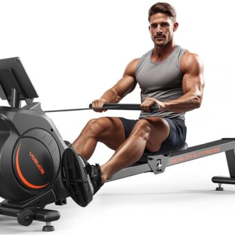 YOSUDA Magnetic/Water Rowing Machine 350 LB Weight Capacity - Foldable Rower for Home Use with Bluetooth, App Supported, Tablet Holder and Comfortable Seat Cushion